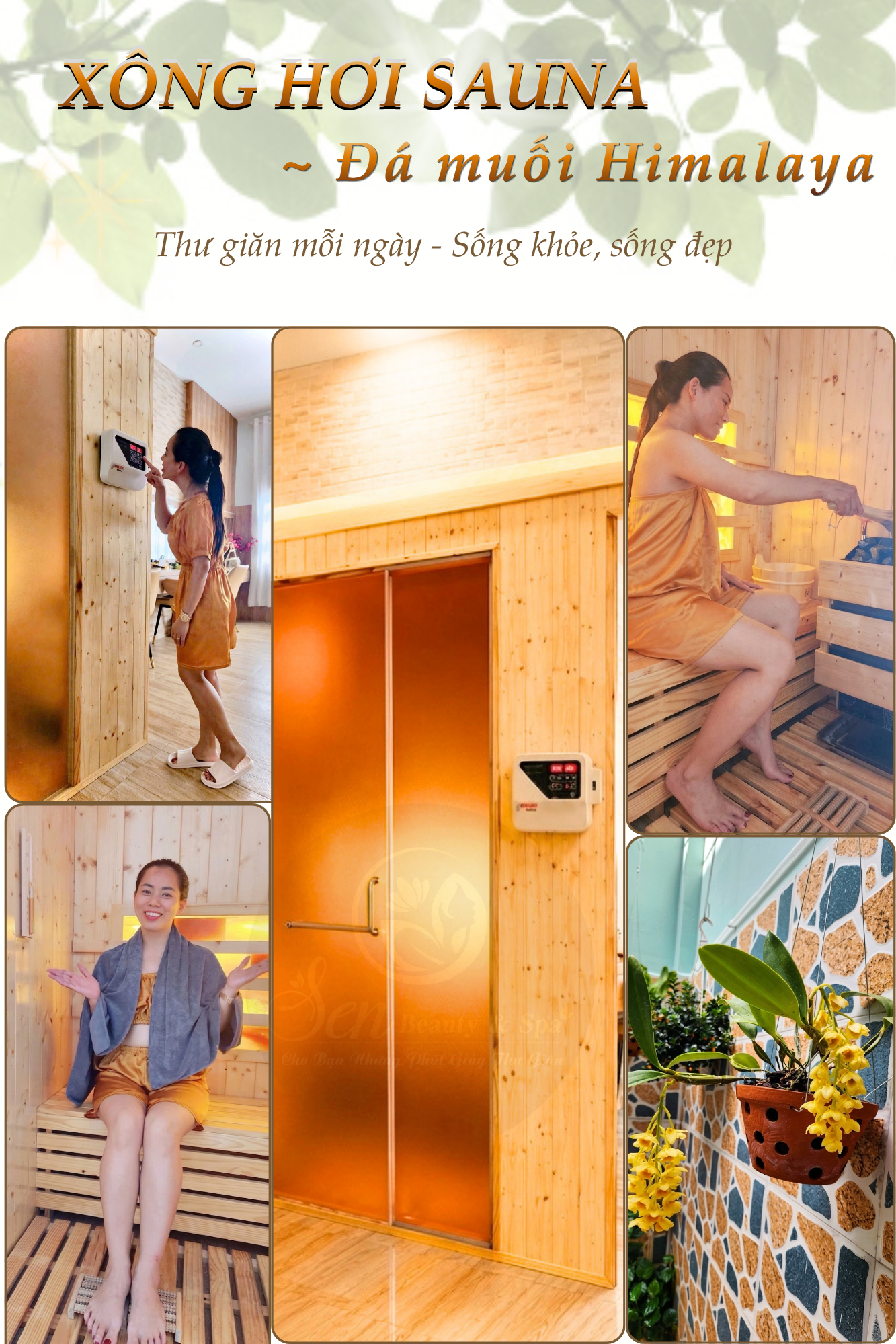 ✨ SAUNA ĐÁ MUỐI HIMALAYA – THƯ GIÃN CHUẨN CHILL, PHỤC HỒI NĂNG LƯỢNG ✨